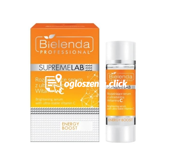 Zdjęcie produktu Rozjasniajace serum ze stabilna witamina C Bielenda Supremelab Energy Boost 15 ml