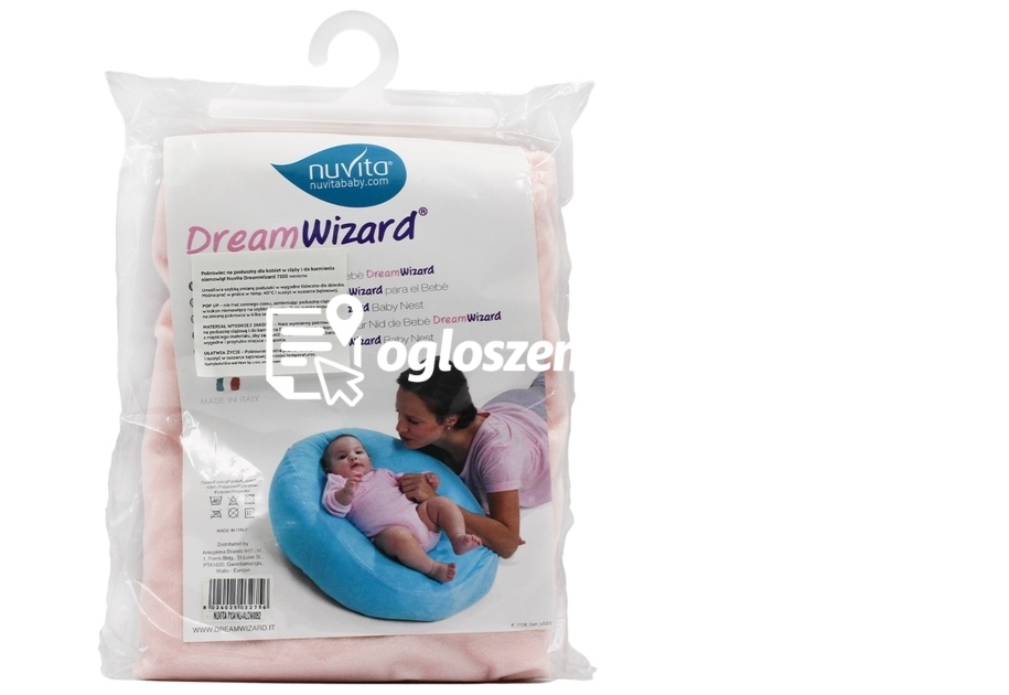 Zdjęcie produktu Rózowy pokrowiec na poduszke do karmienia DreamWizard