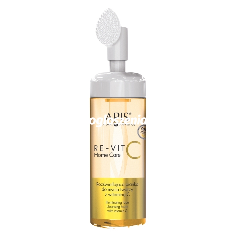 Zdjęcie produktu Rozswietlajaca pianka do mycia twarzy z witamina C - Apis - RE-VIT C - Home Care - 150 ml