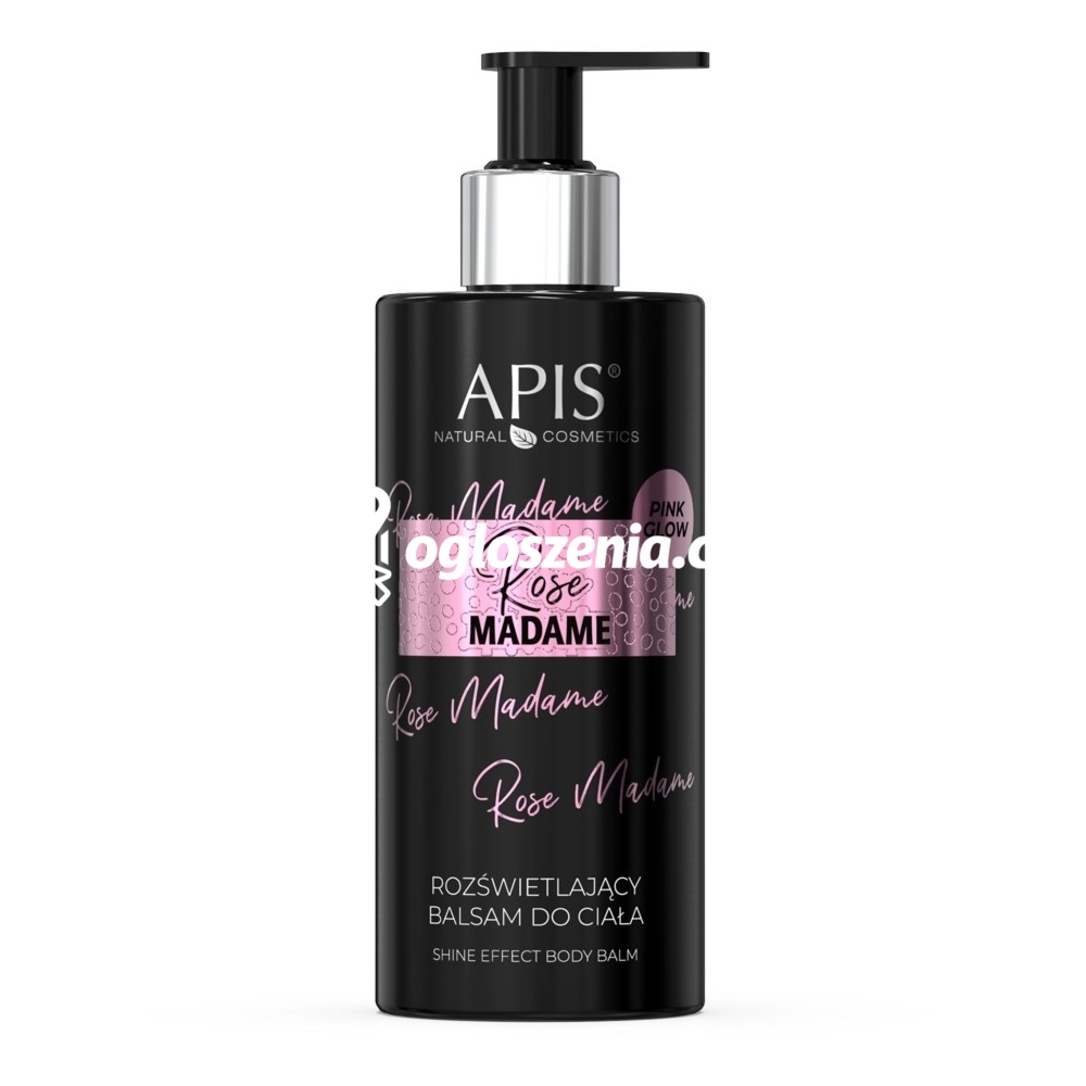 Zdjęcie produktu Rozswietlajacy balsam do ciala - Apis Rose Madame - 300 ml