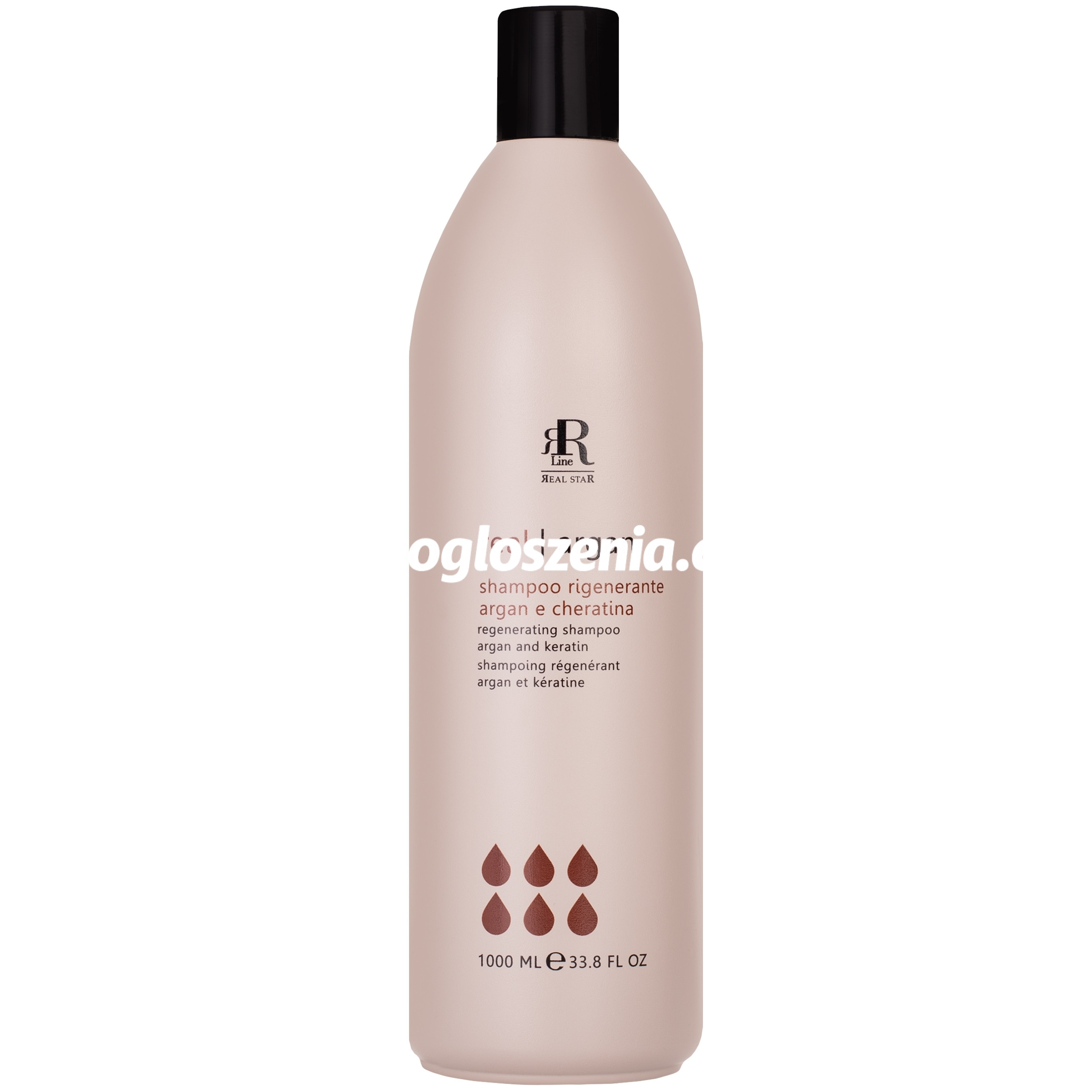 Zdjęcie produktu RR Line Argan Star wzmacniajacy szampon, wlosy zniszczone i lamliwe 1000ml