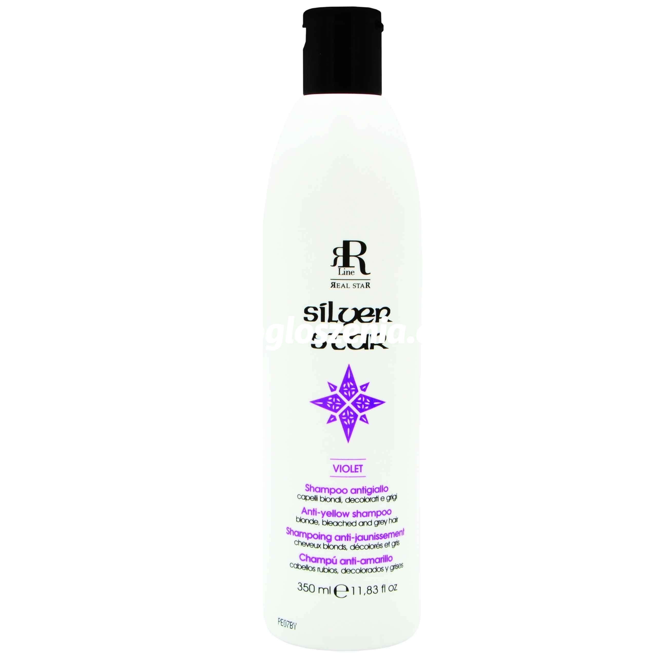 Zdjęcie produktu RR Line Silver Star Violet szampon niwelujacy zólte refleksy na wlosach blond i siwych 350ml