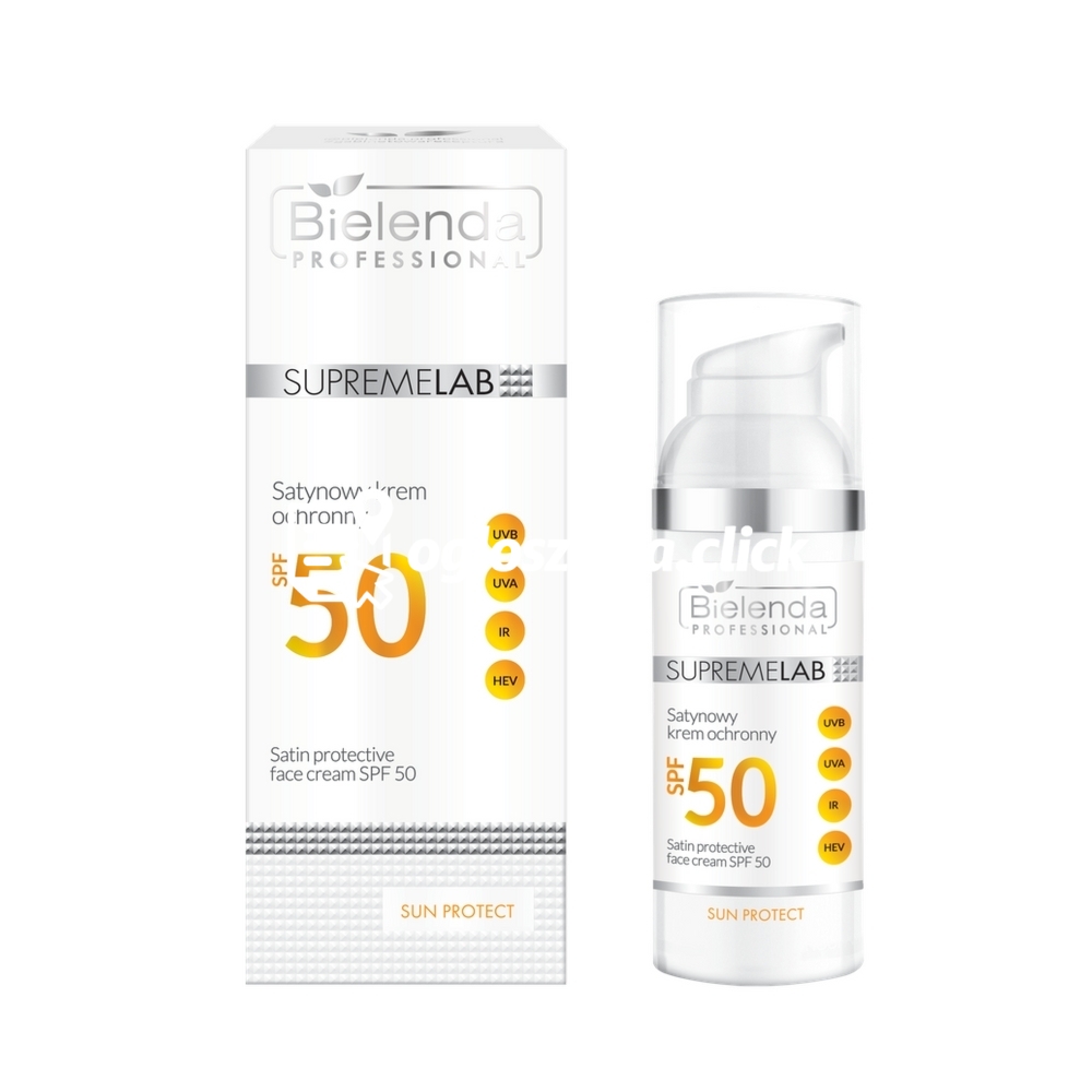 Zdjęcie produktu Satynowy krem ochronny SPF 50 Bielenda Supremelab Sun Protect 50 ml