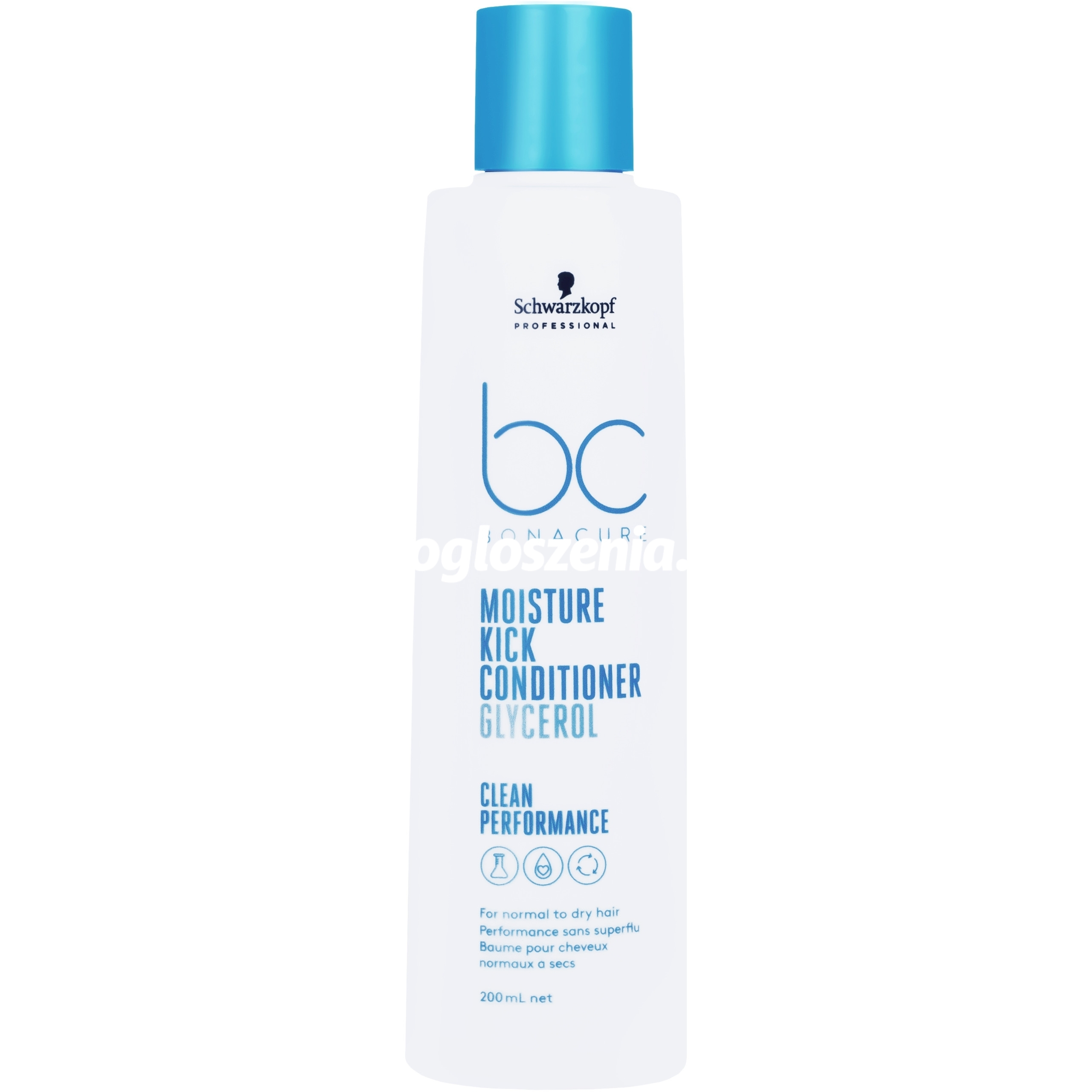 Zdjęcie produktu Schwarzkopf BC Moisture Kick Conditioner Glycerol - intensywna odzywka do wlosów 200ml