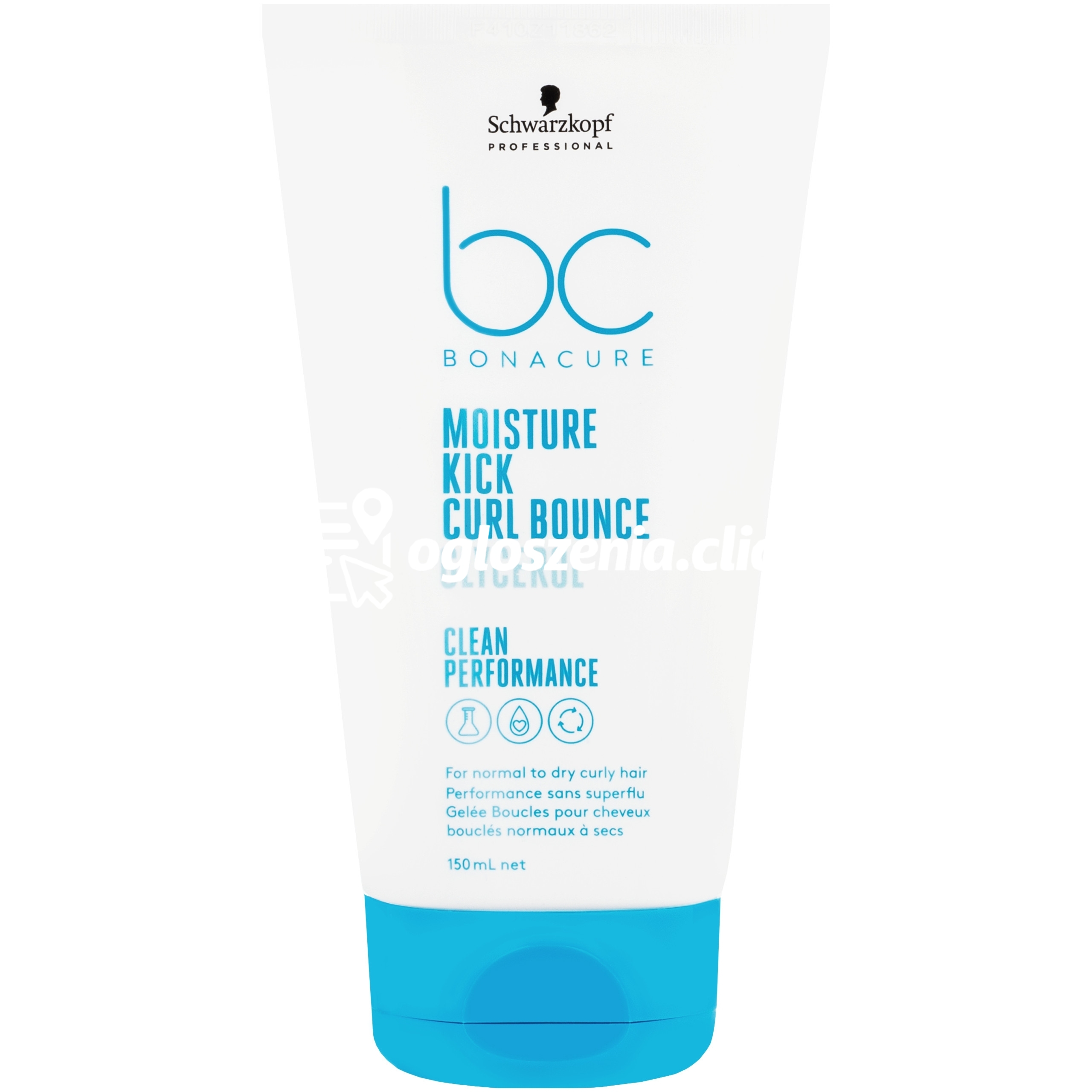 Zdjęcie produktu Schwarzkopf BC Moisture Kick Curl Bounce Glycerol - krem do stylizacji loków i fal 150ml
