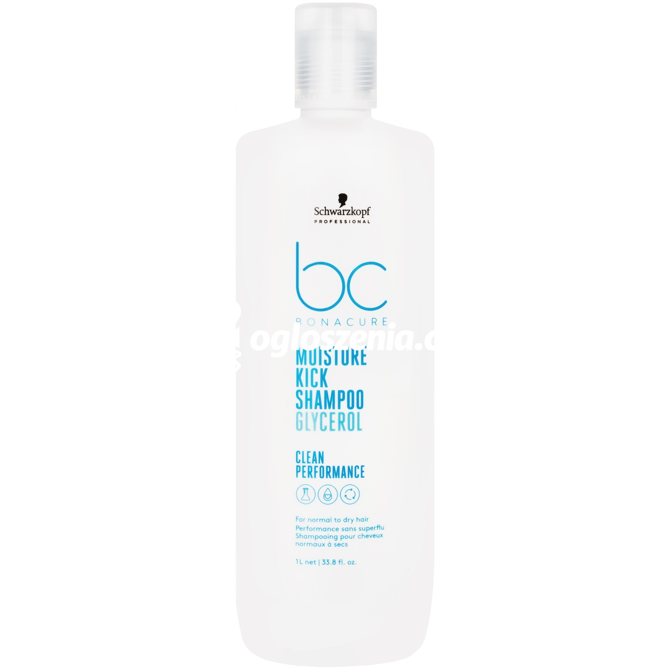 Zdjęcie produktu Schwarzkopf BC Moisture Kick Shampoo Glycerol - nawilzajacy szampon do wlosów 1000ml