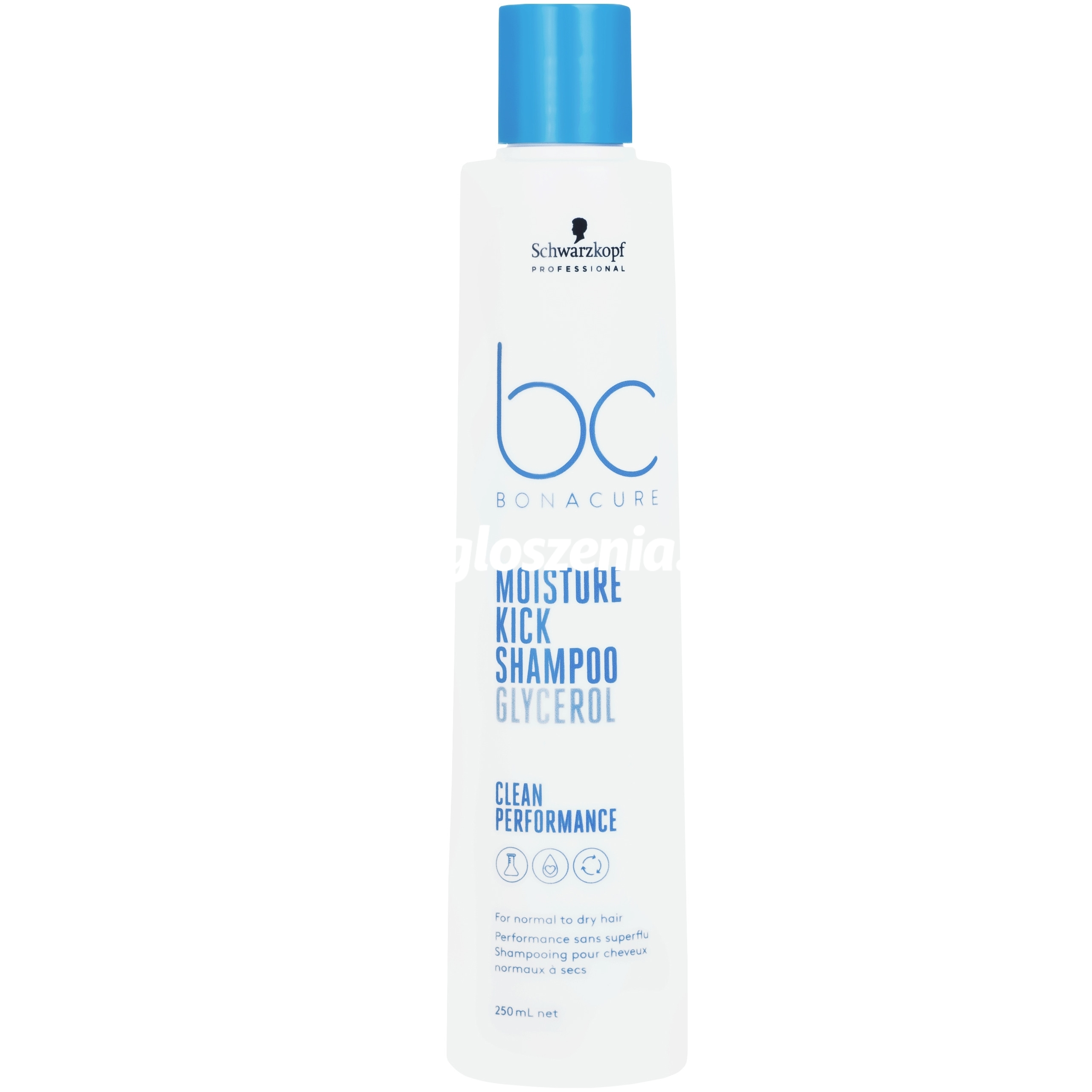 Zdjęcie produktu Schwarzkopf BC Moisture Kick Shampoo Glycerol - szampon intensywnie nawilzajacy, 250ml