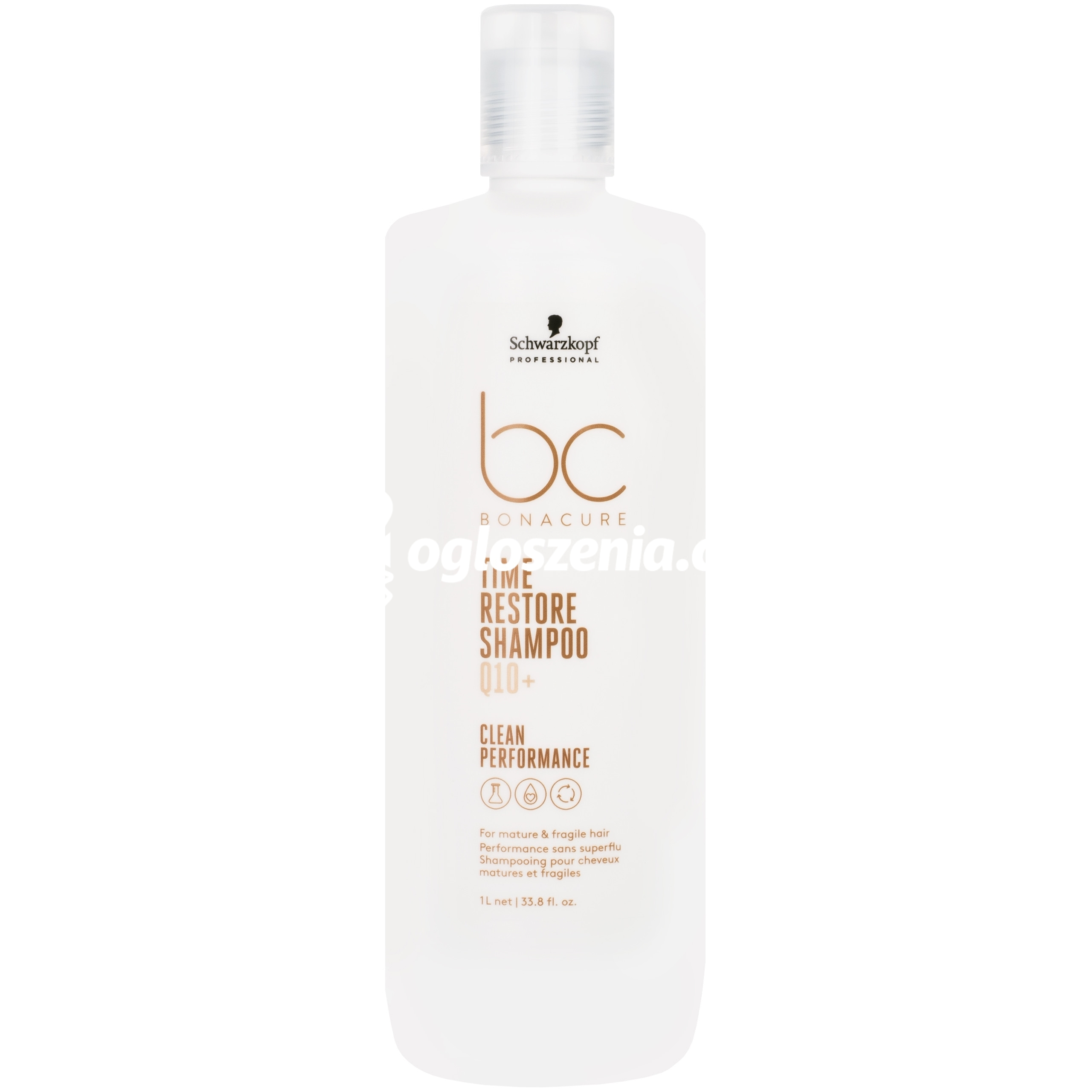 Zdjęcie produktu Schwarzkopf BC Time Restore - oczyszczajacy szampon do wlosów z koenzymem Q10+, 1000ml