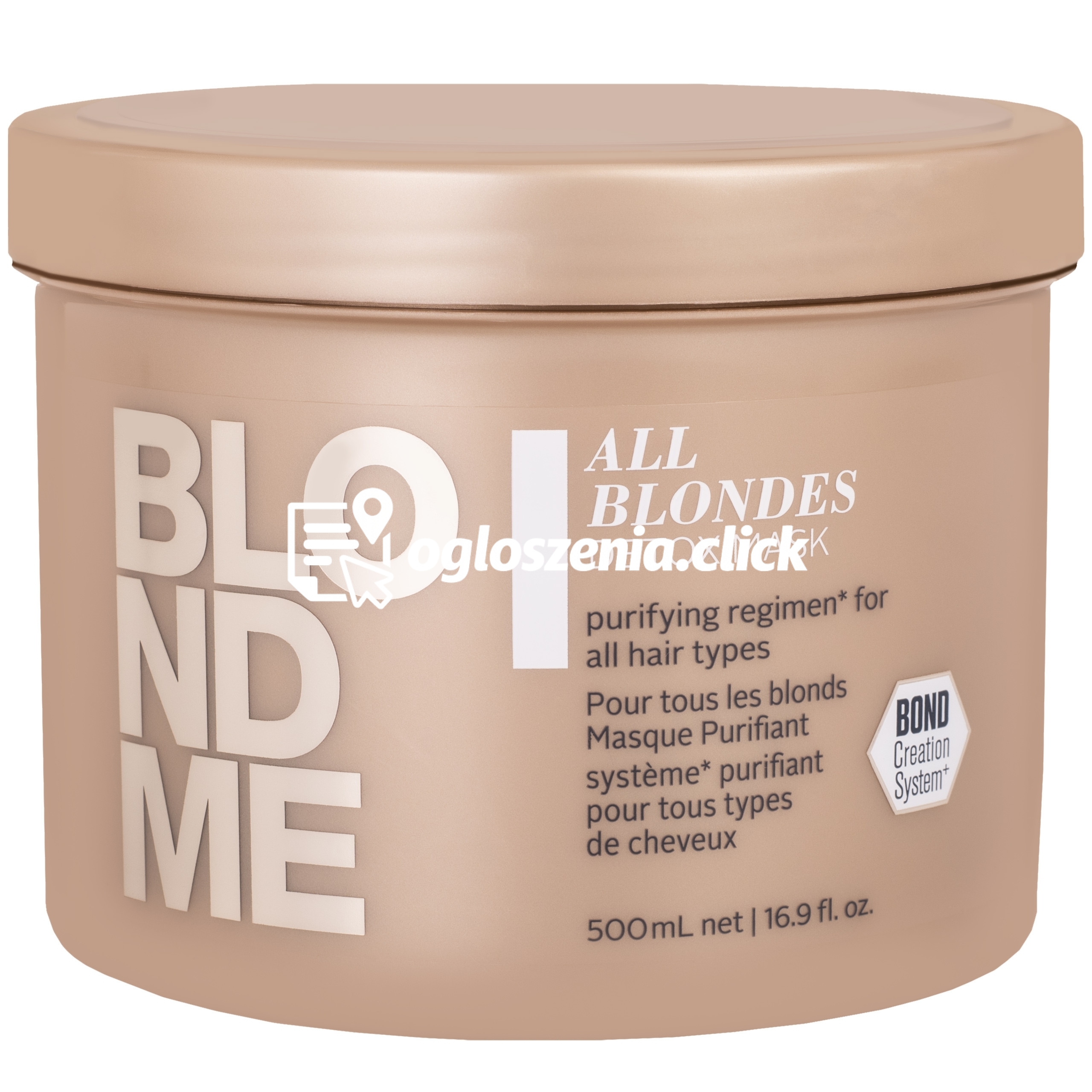 Zdjęcie produktu Schwarzkopf BlondMe All Blondes Detox Mask – maska oczyszczajaca do wlosów blond 500ml