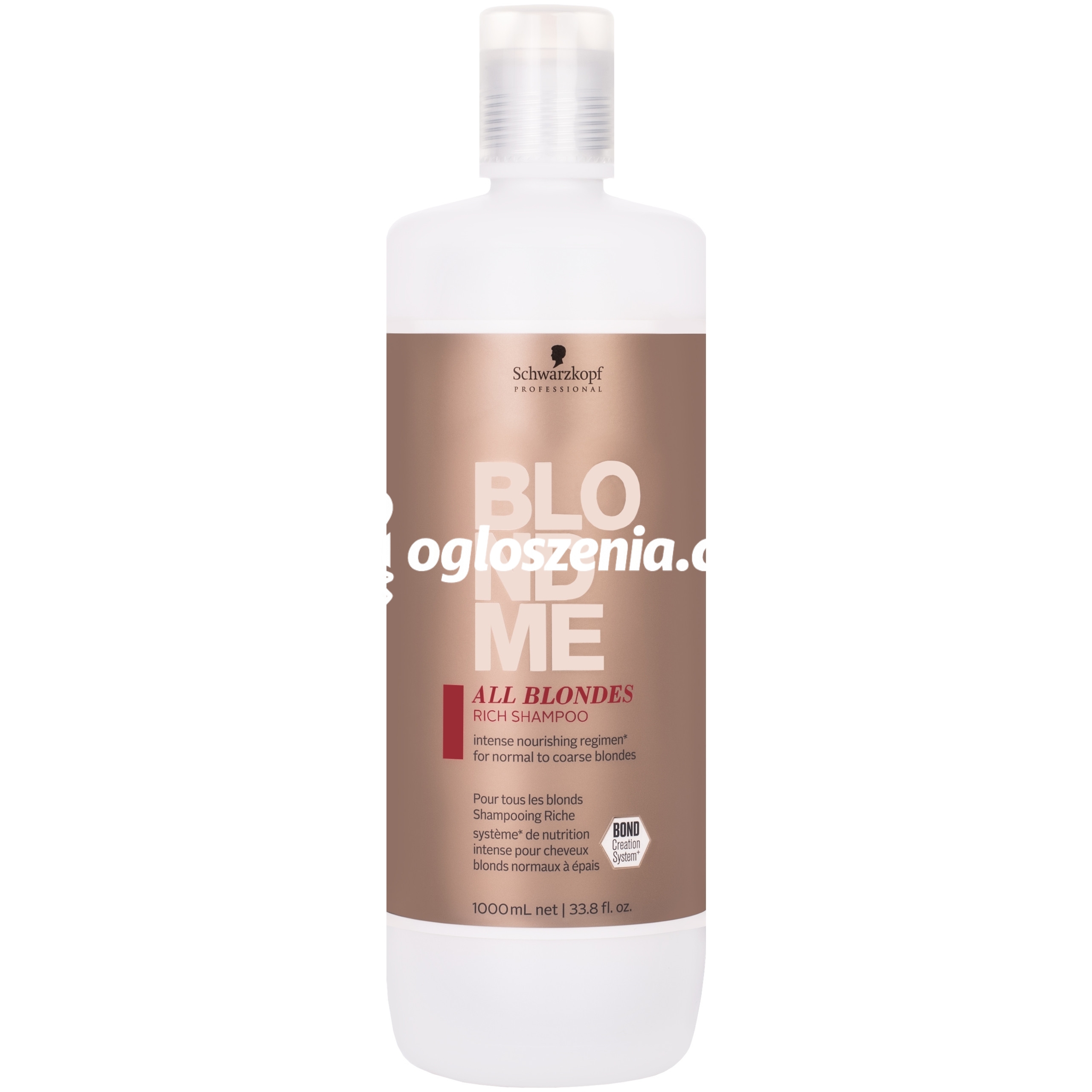 Zdjęcie produktu Schwarzkopf BlondMe All Blondes Rich Shampoo - gleboko odzywczy szampon do wlosów blond 1000ml