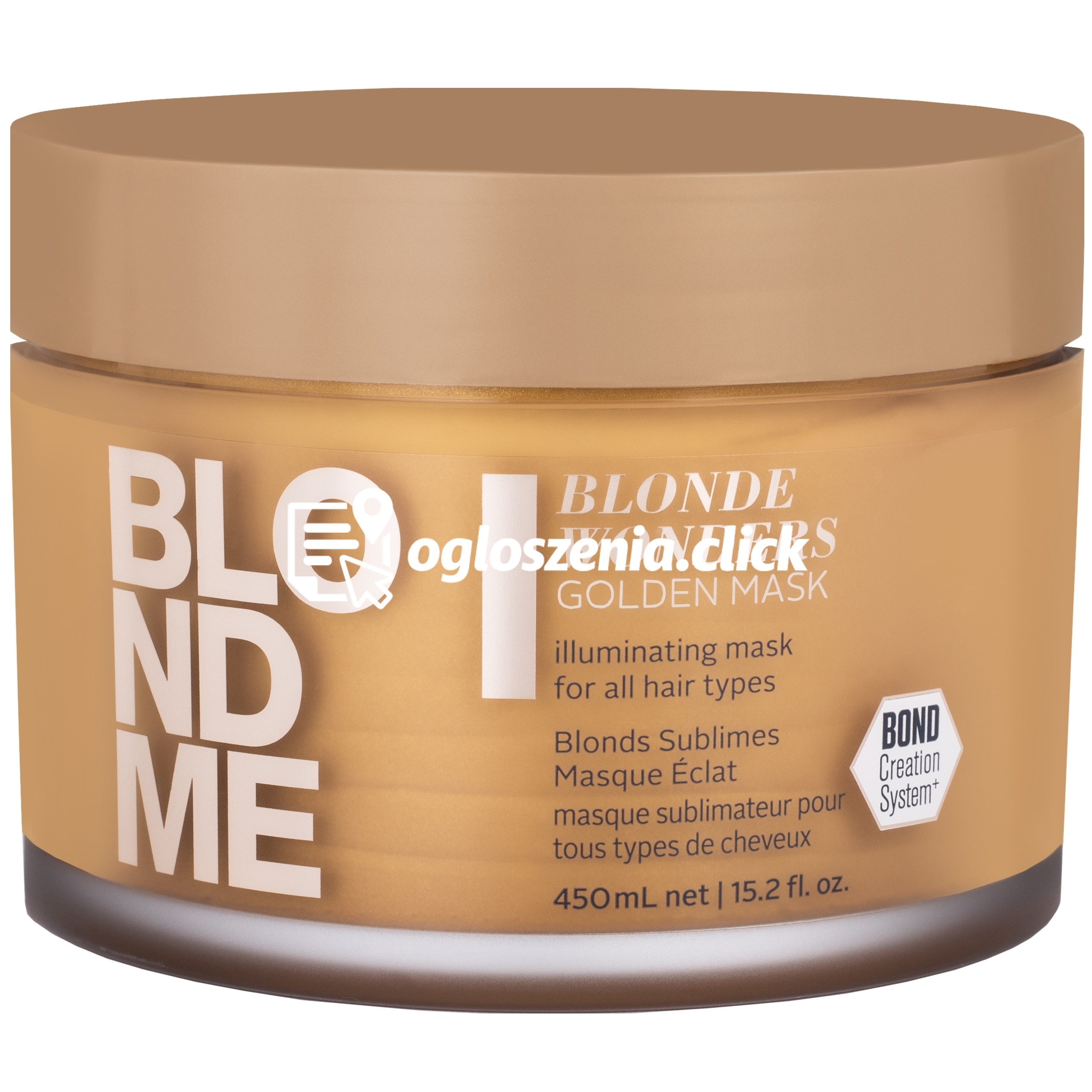 Zdjęcie produktu Schwarzkopf BlondMe Blonde Wonders Golden Mask - maska do wlosów blond 450ml
