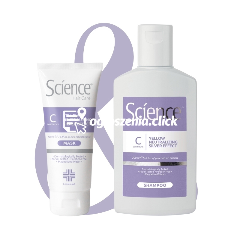 Zdjęcie produktu SCIENCE SILVER Szampon & Maska | Zestaw pielegnacyjny dla chlodnego blondu