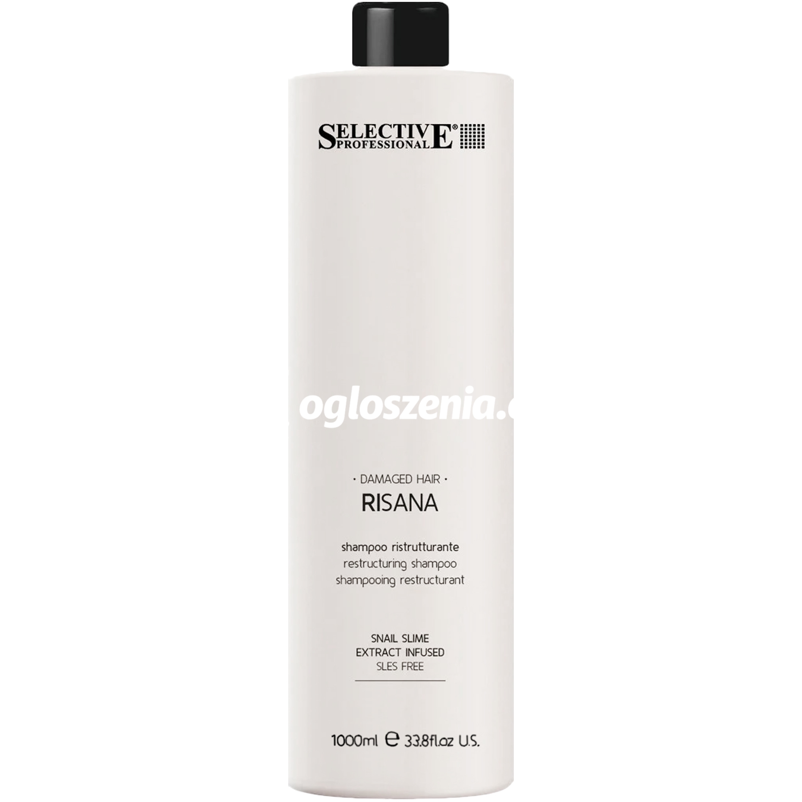 Zdjęcie produktu Selective Damaged Hair Risana - szampon regenerujacy do wlosów zniszczonych, 1000ml