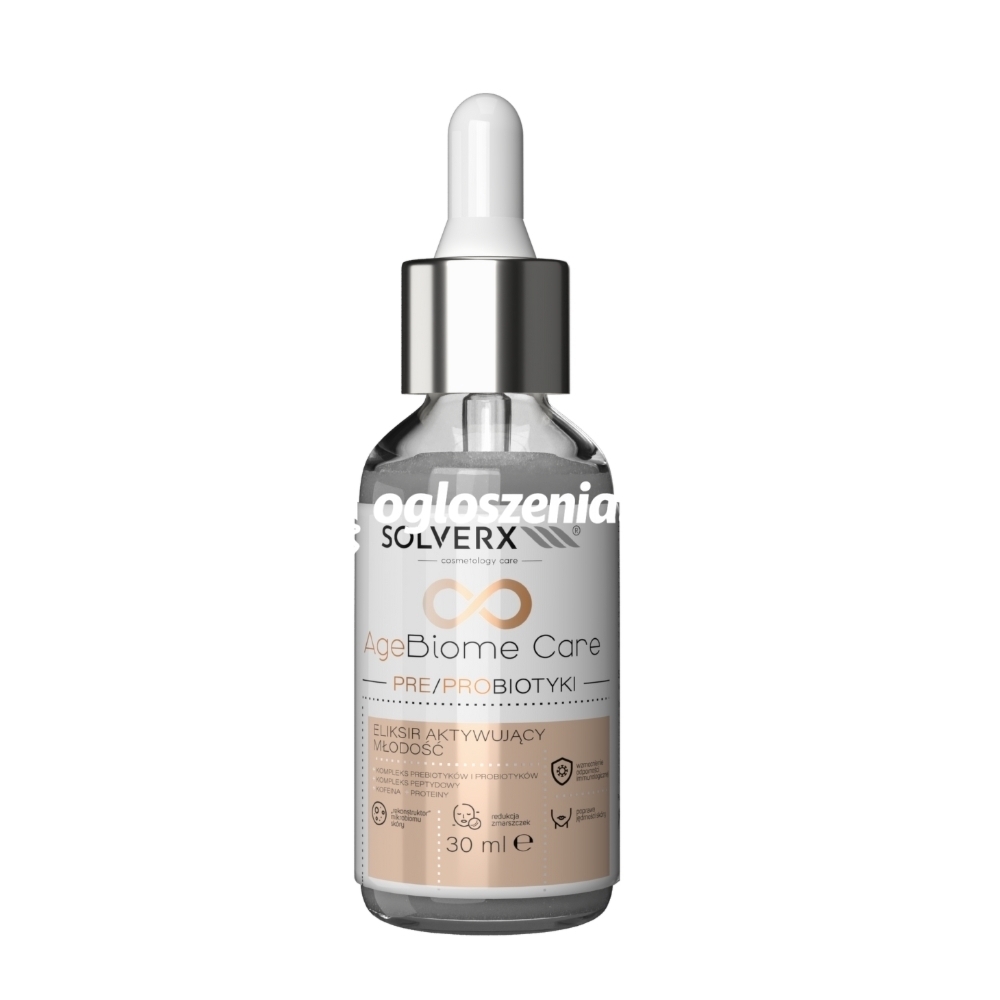 Zdjęcie produktu Serum odmladzajace - Solverx - AgeBiome Care - 30 ml