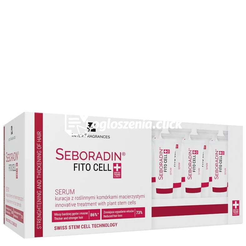 Zdjęcie produktu Serum stymulujace wzrost wlosów z komórkami macierzystymi Seboradin FitoCell 15 x 6 g
