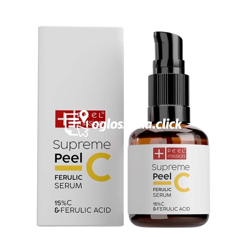 Zdjęcie produktu Serum z witamina C i kwasem ferulowym - Peel Mission - Supreme C Peel Ferulic Serum - 30 ml