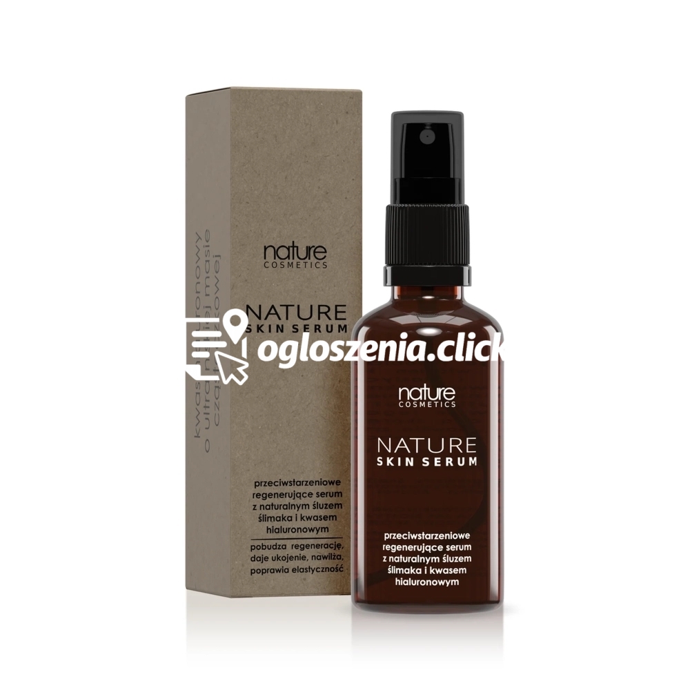 Zdjęcie produktu Serum ze sluzem slimaka 98% - Nature Cosmetics - Nature Skin Serum - 50 g