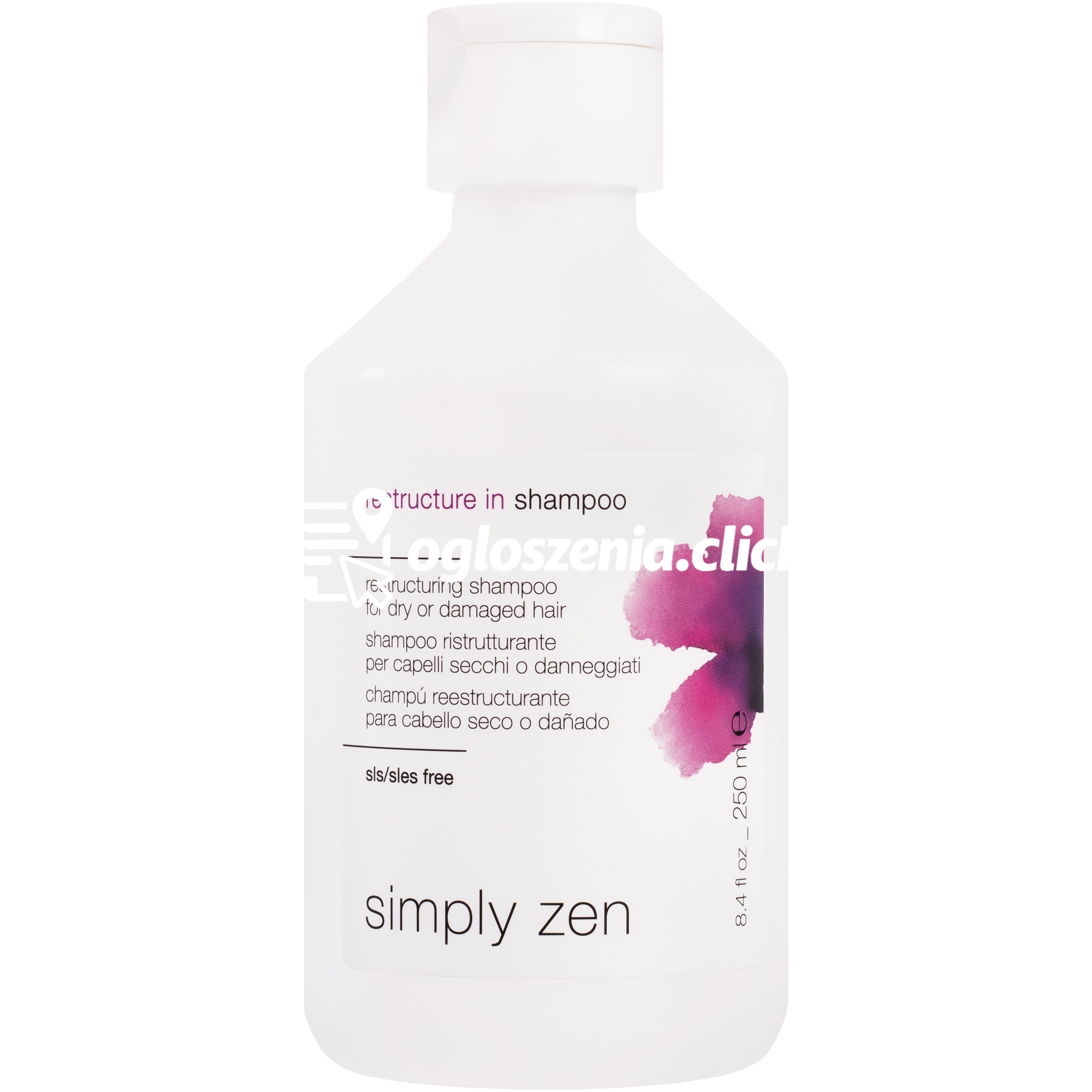 Zdjęcie produktu Simply Zen Restructure In Shampoo - odbudowujacy szampon do wlosów zniszczonych, 250ml
