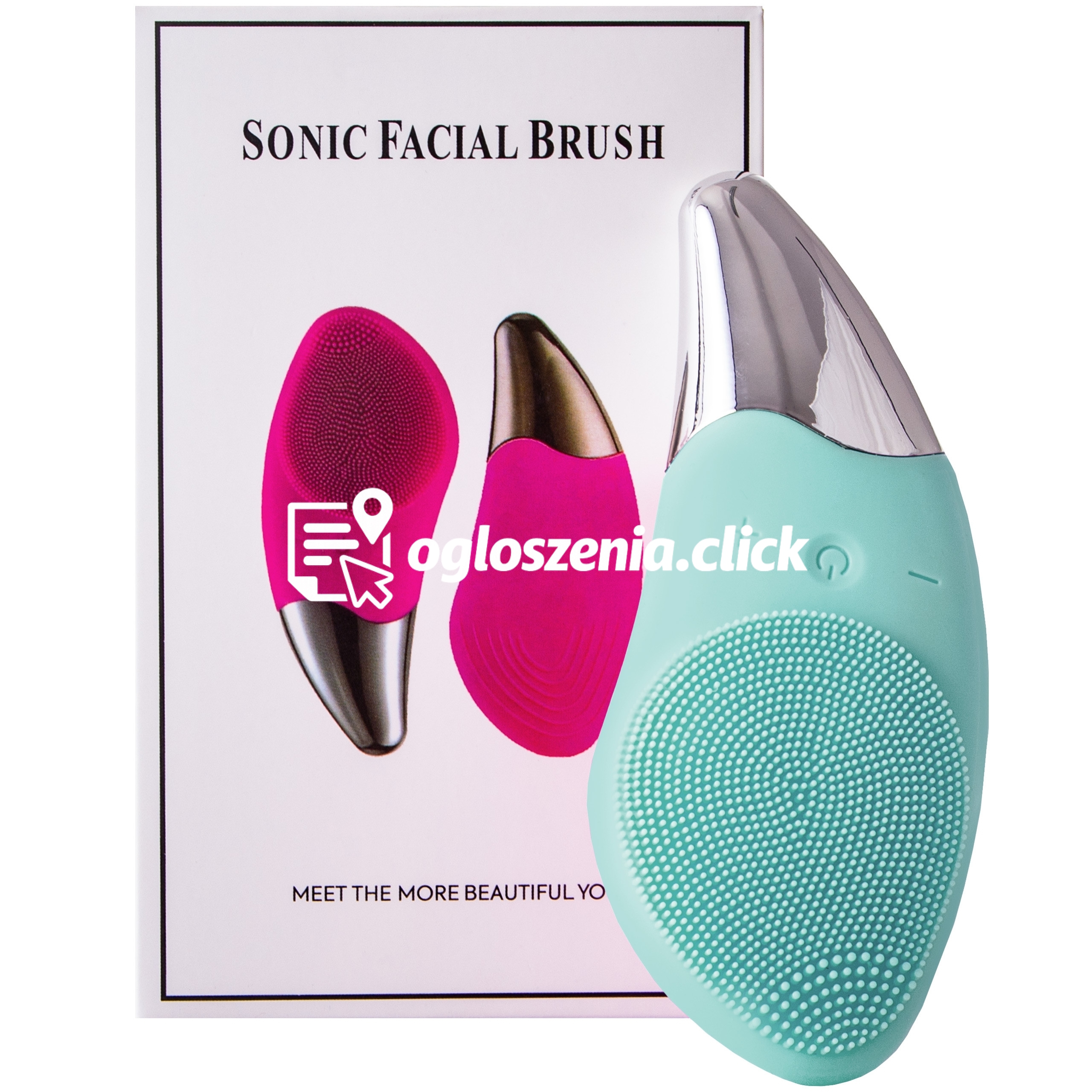 Zdjęcie produktu Soniczna szczoteczka do oczyszczania twarzy rózne kolory Niebieska