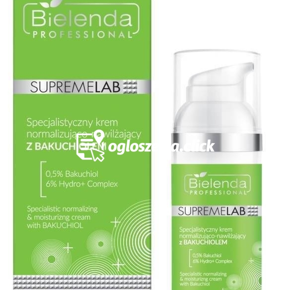 Zdjęcie produktu Specjalistyczny krem normalizujaco-nawilzajacy Bielenda Supremelab Sebio Derm 50 ml