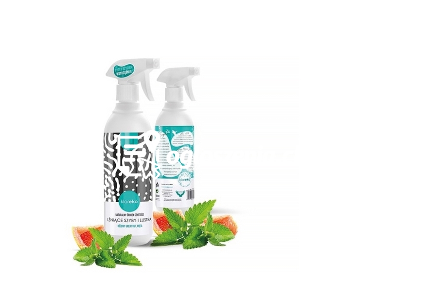 Zdjęcie produktu Spray do mycia szyb i luster, Grejpfrut i Mieta, 500 ml