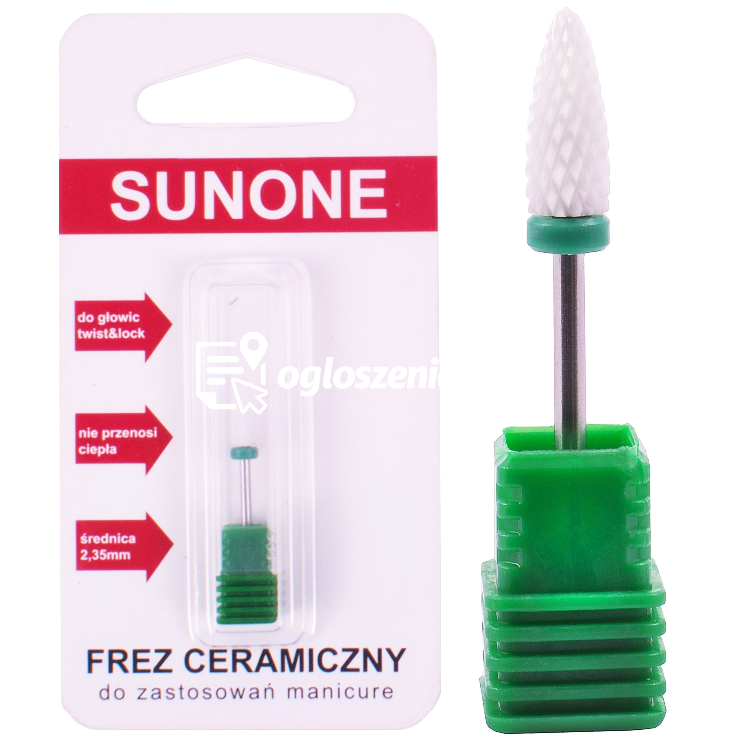 Zdjęcie produktu SunOne frez ceramiczny w ksztalcie stozka - mocny