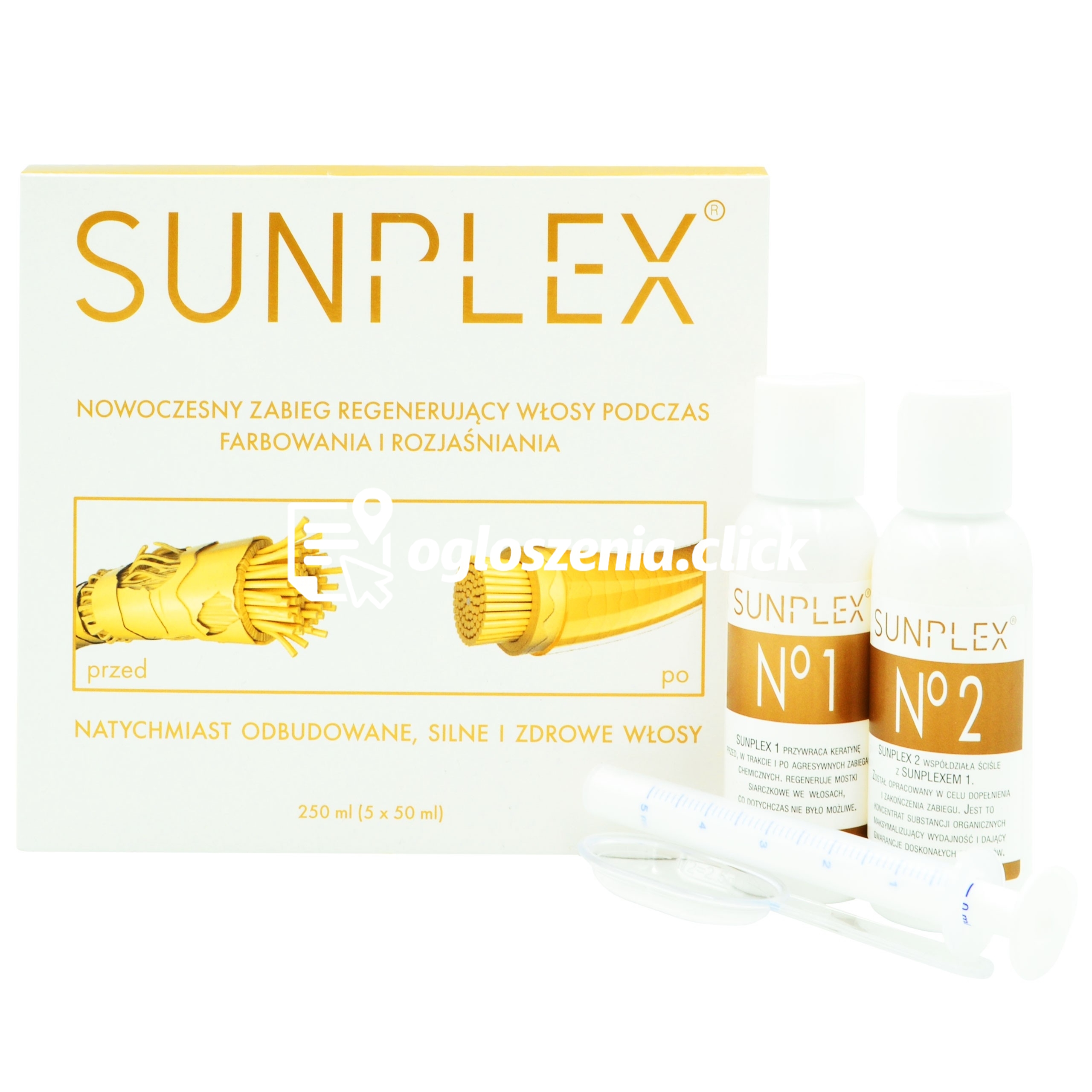 Zdjęcie produktu Sunplex zabieg regenerujacy wlosy 5x50ml