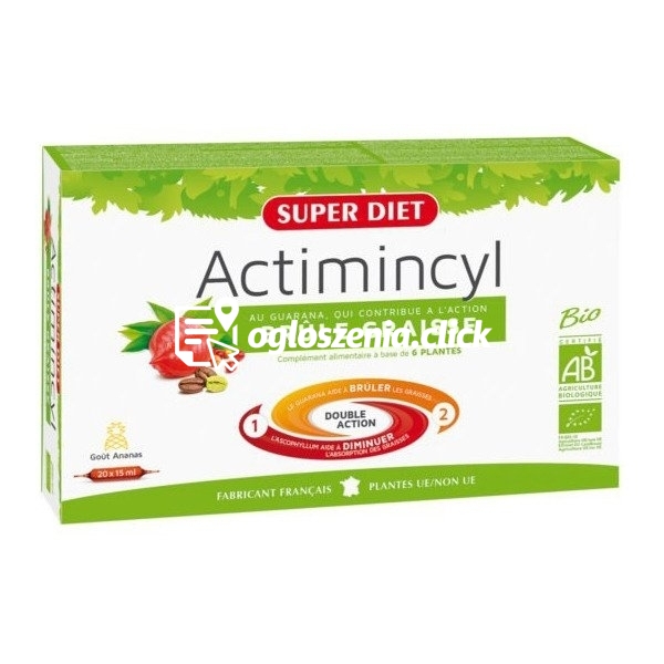 Zdjęcie produktu Super Diet Actimincyl Fat Burner Spalanie tluszczu 20 x 15 ml