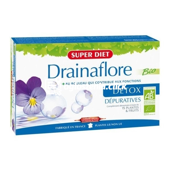 Zdjęcie produktu Super Diet Drainaflore Detox Bio Detoksykacja 20 x 15 ml