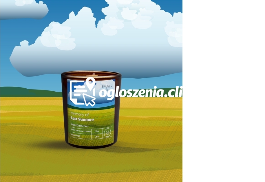 Zdjęcie produktu Swieca sojowa w szkle Memory of Last Summer, Kolekcja Mood Stories, 60 g