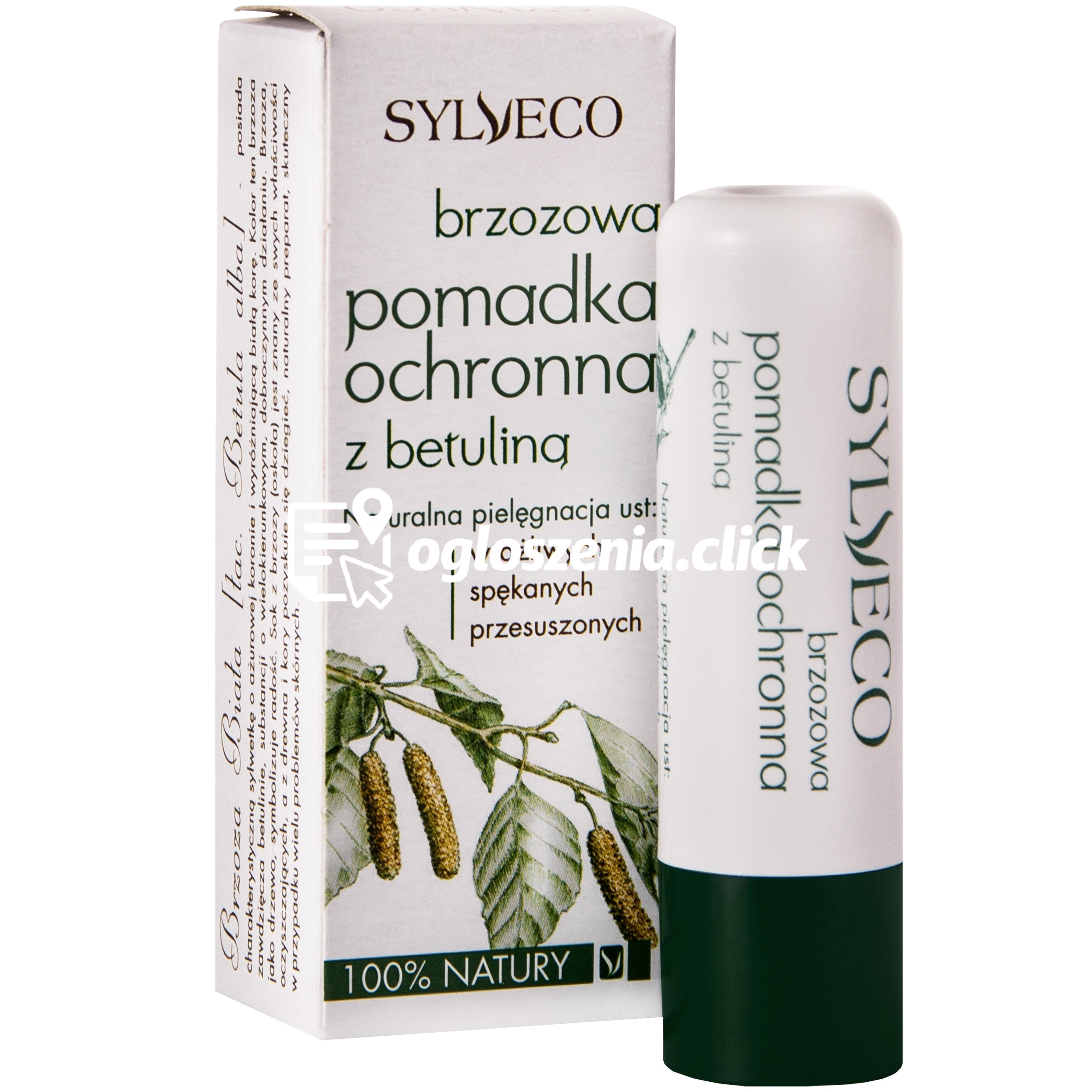Zdjęcie produktu Sylveco Brzozowa pomadka ochronna do ust z betulina 4,4 g