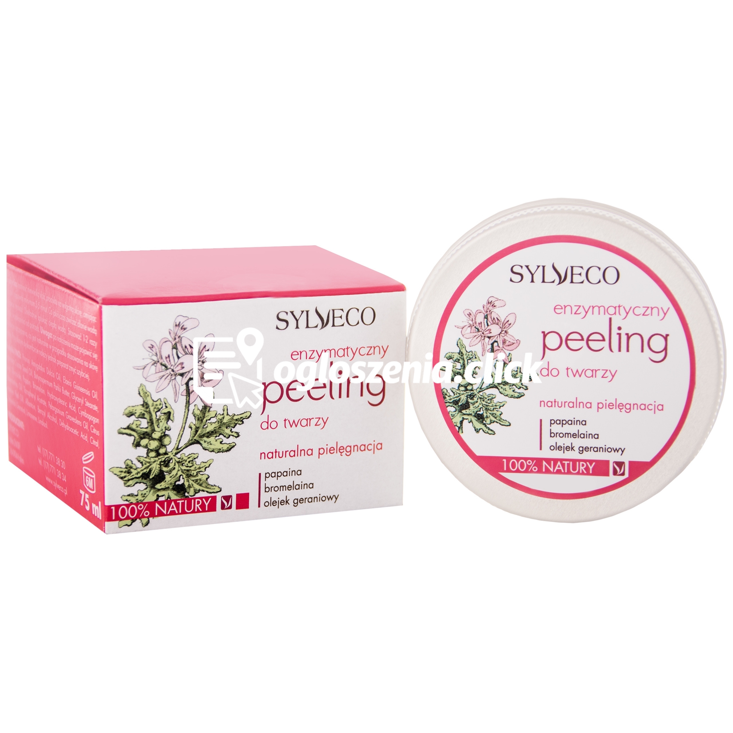 Zdjęcie produktu Sylveco Enzymatyczny peeling twarzy z betulina, 75 ml
