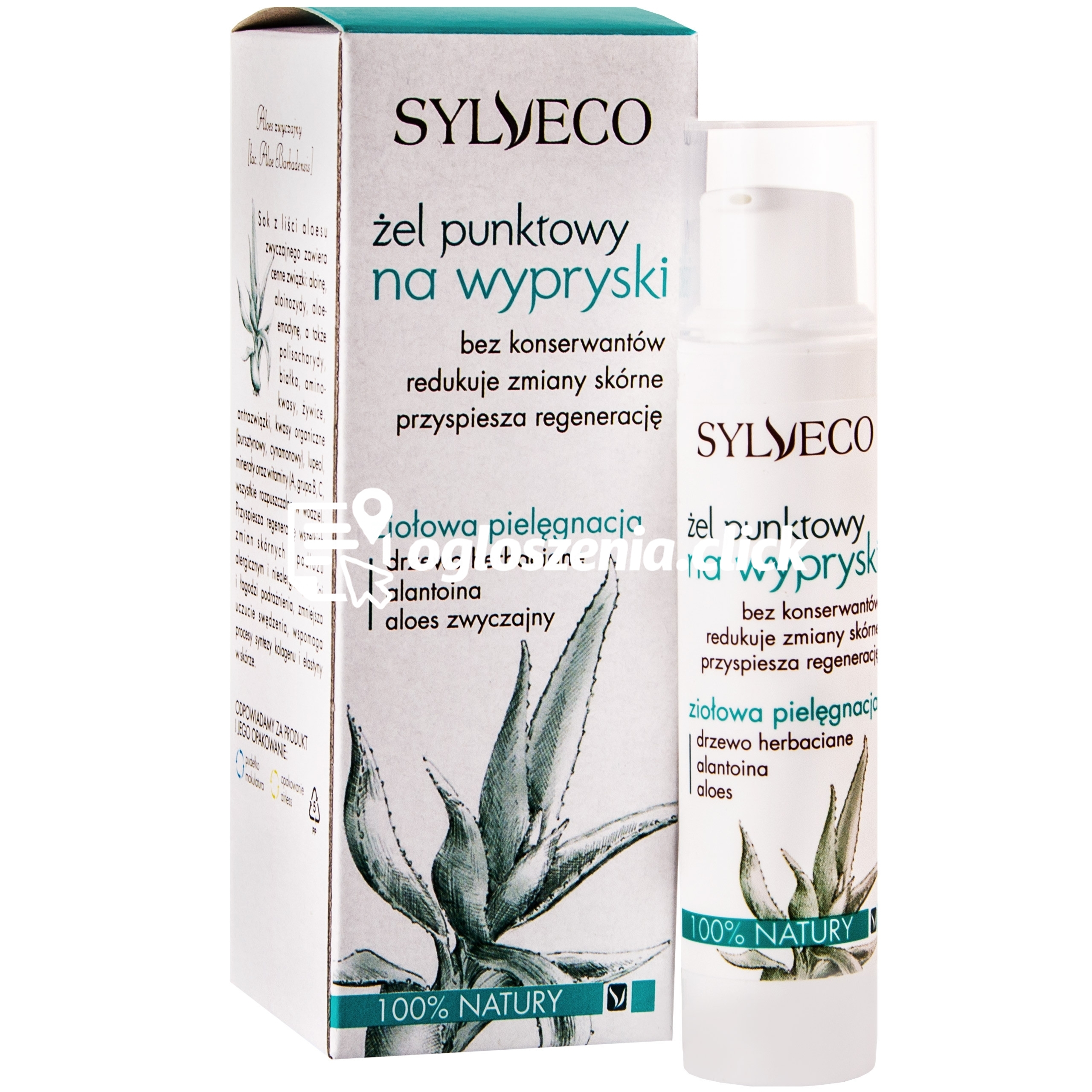 Zdjęcie produktu Sylveco hipoalergiczny ziolowy zel punktowy na wypryski 15 ml
