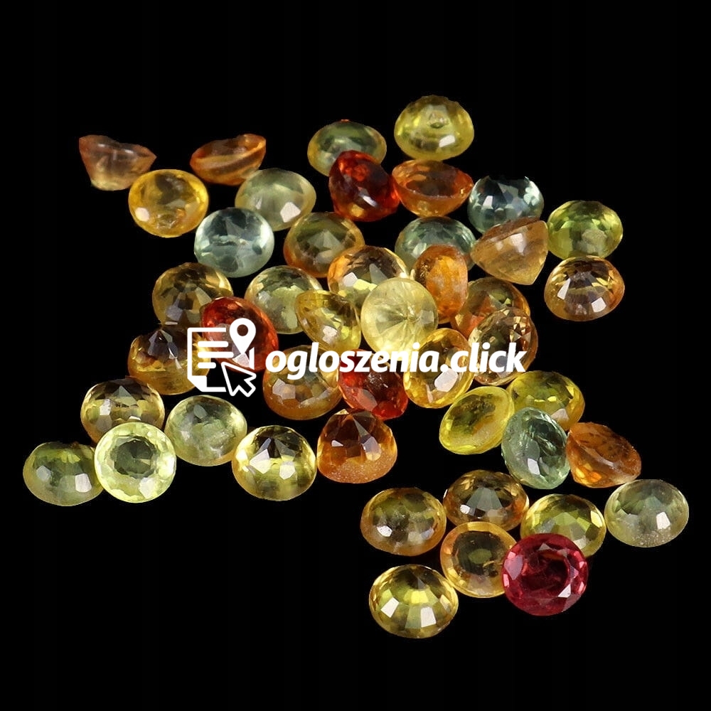 Zdjęcie produktu Szafiry Songea kamienie naturalne 5.43ct 45 sztuk
