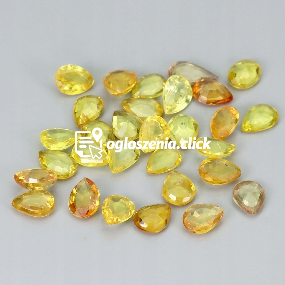 Zdjęcie produktu Szafiry Songea kamienie naturalne 4.45ct 30 sztuk