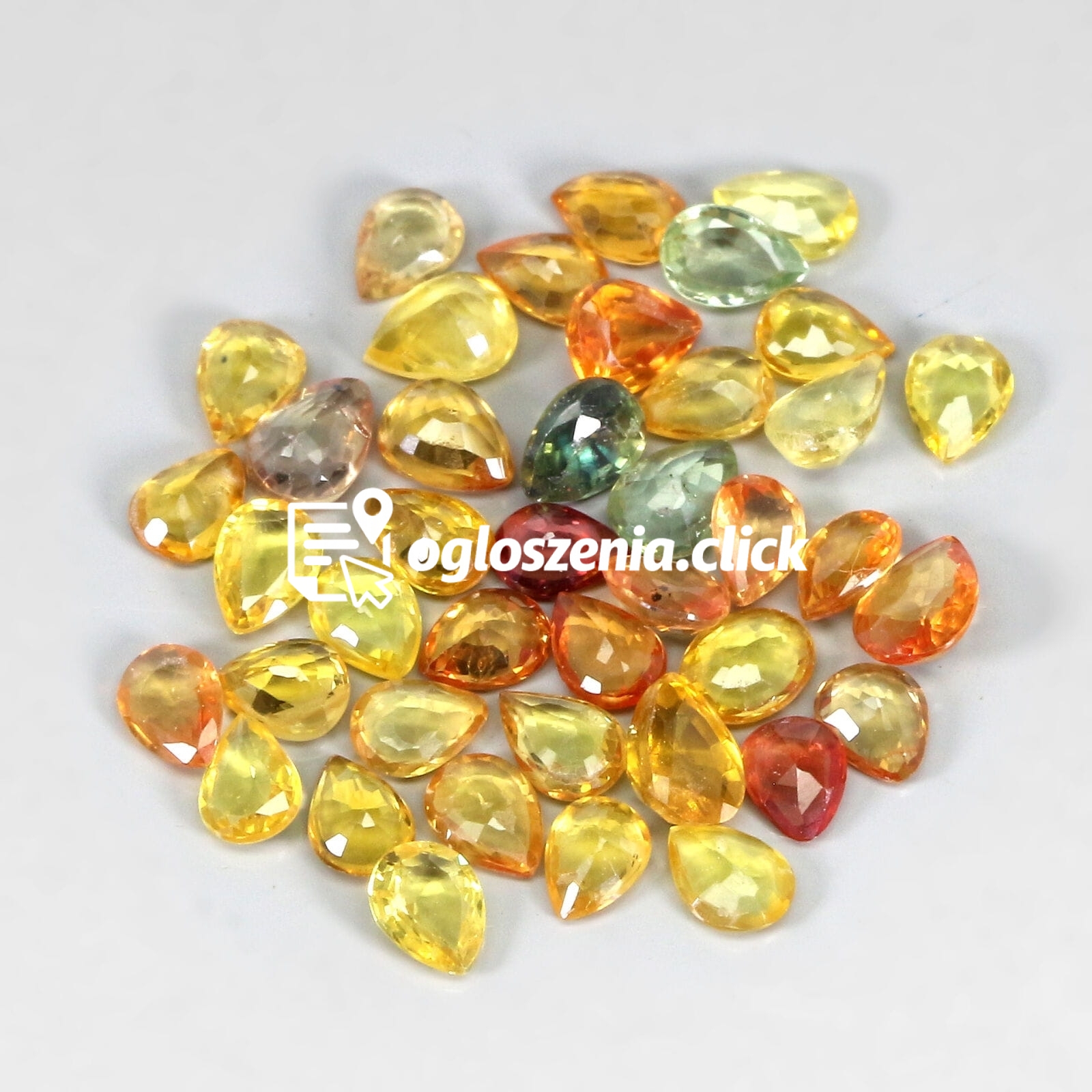 Zdjęcie produktu Szafiry Songea kamienie naturalne 6.88ct 45 sztuk