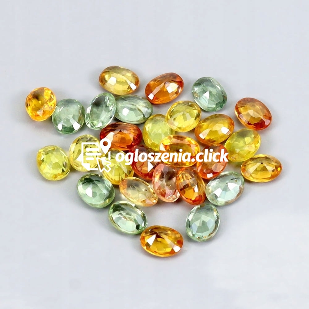Zdjęcie produktu Szafiry Songea kamienie naturalne 4.7ct 28 sztuk IF VVS
