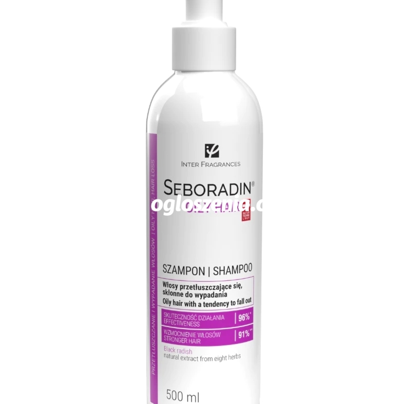 Zdjęcie produktu Szampon do wlosów przetluszczajacych sie i sklonnych do wypadania Seboradin Niger Oily Hair 500 ml