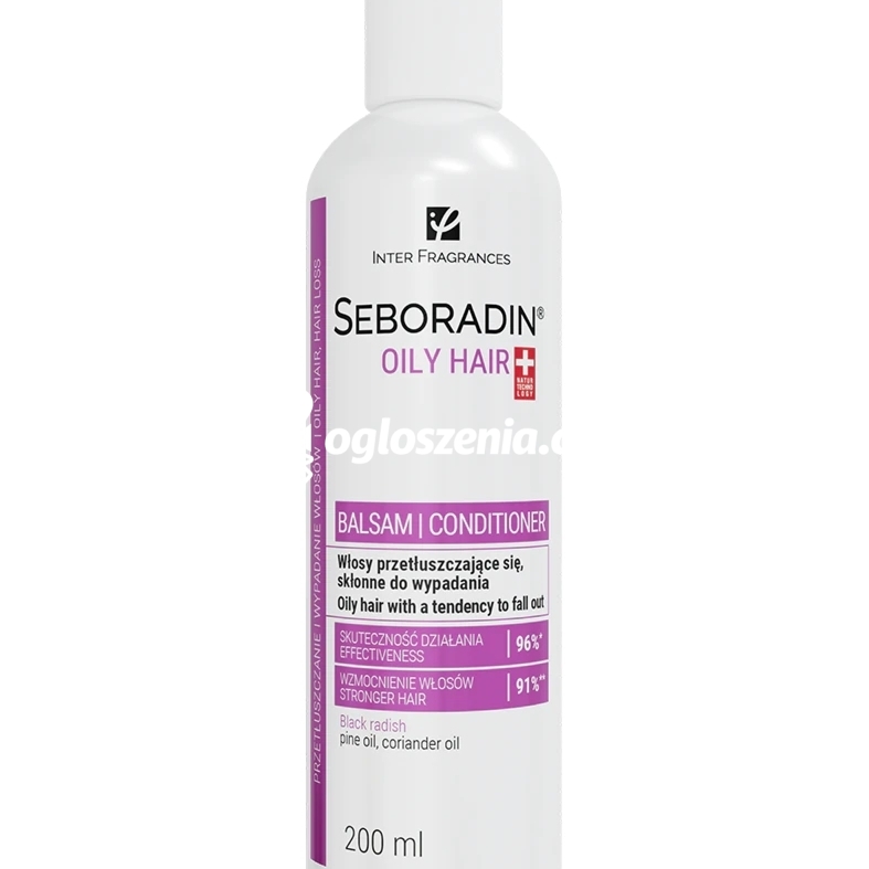 Zdjęcie produktu Szampon do wlosów przetluszczajacych sie i sklonnych do wypadania Seboradin Oily Hair 200 ml