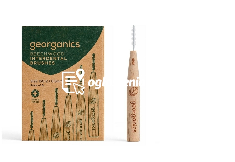 Zdjęcie produktu Szczoteczka miedzyzebowa z drewna bukowego, naturalny sklad, do codziennej pielegnacji, do waskich