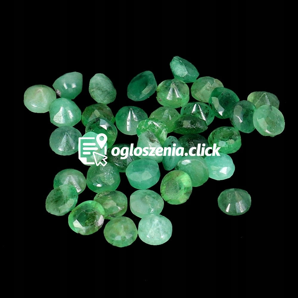 Zdjęcie produktu Szmaragdy kamienie naturalne 4.04ct 40 sztuk