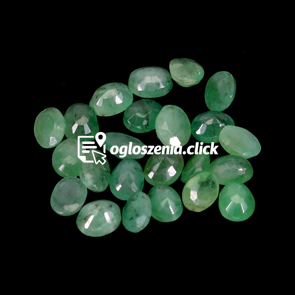 Zdjęcie produktu Szmaragdy kamienie naturalne 5.12ct 24 sztuki