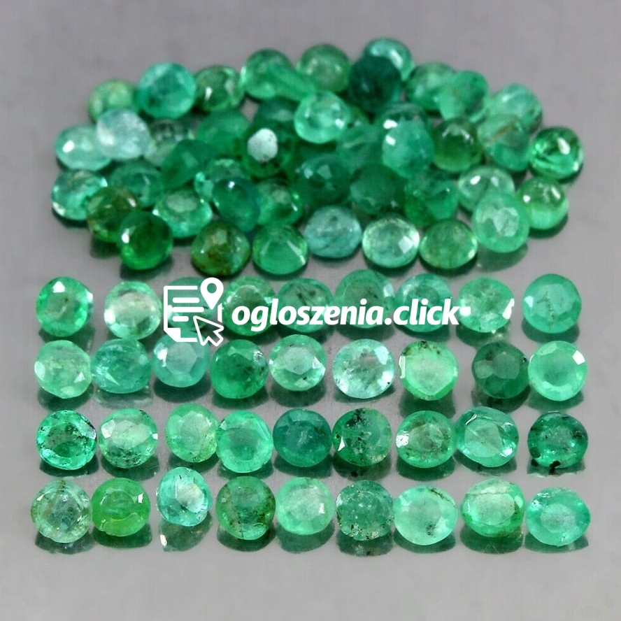Zdjęcie produktu Szmaragdy kamienie naturalne 5.45ct 62 sztuki