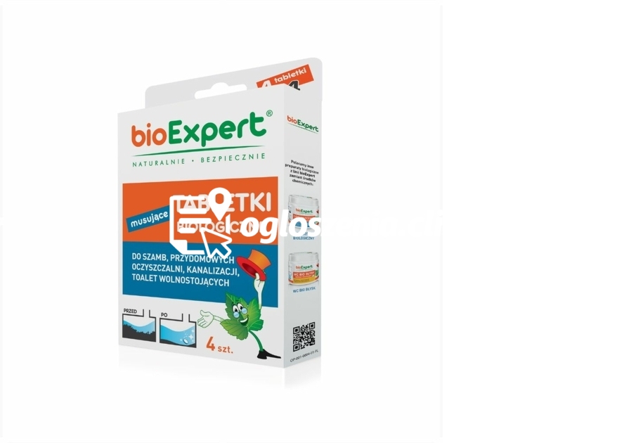 Zdjęcie produktu Tabletki biologiczne do szamb i przydomowych oczyszczalni, 4 szt