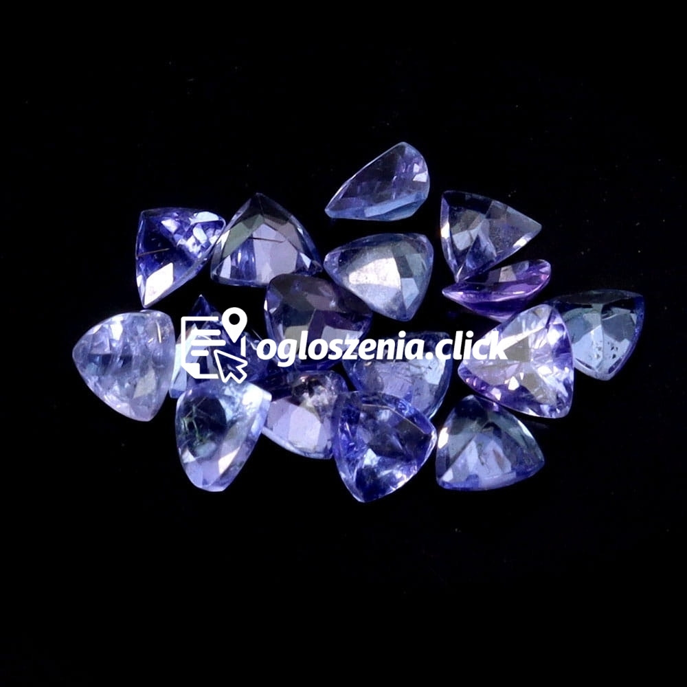 Zdjęcie produktu Tanzanity 16 sztuk kamienie naturalne VVS 4.18ct