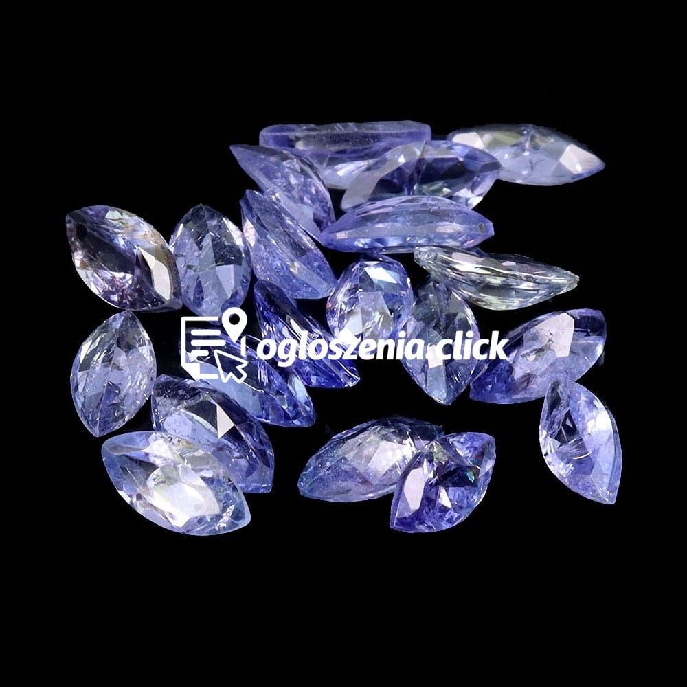 Zdjęcie produktu Tanzanity 20 sztuk kamienie naturalne IF-VVS 4.95ct