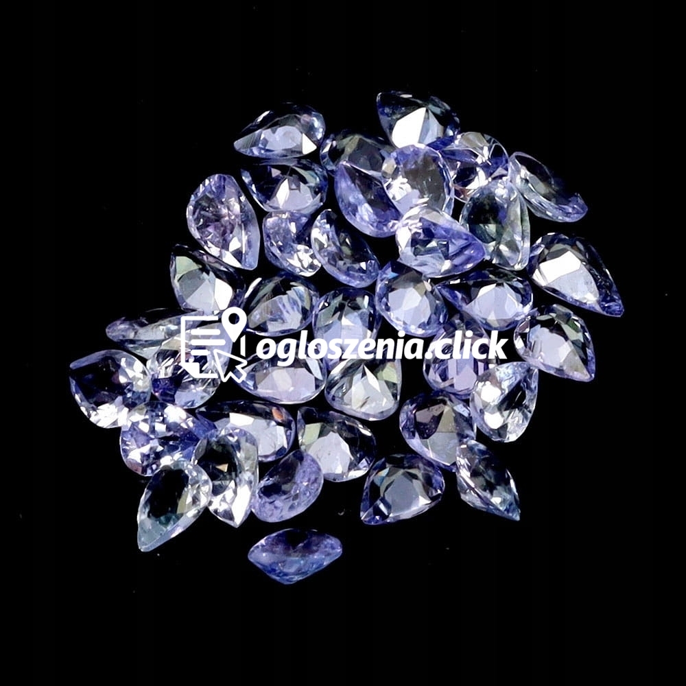 Zdjęcie produktu Tanzanity 37 sztuk kamienie naturalne VVS 4.21ct