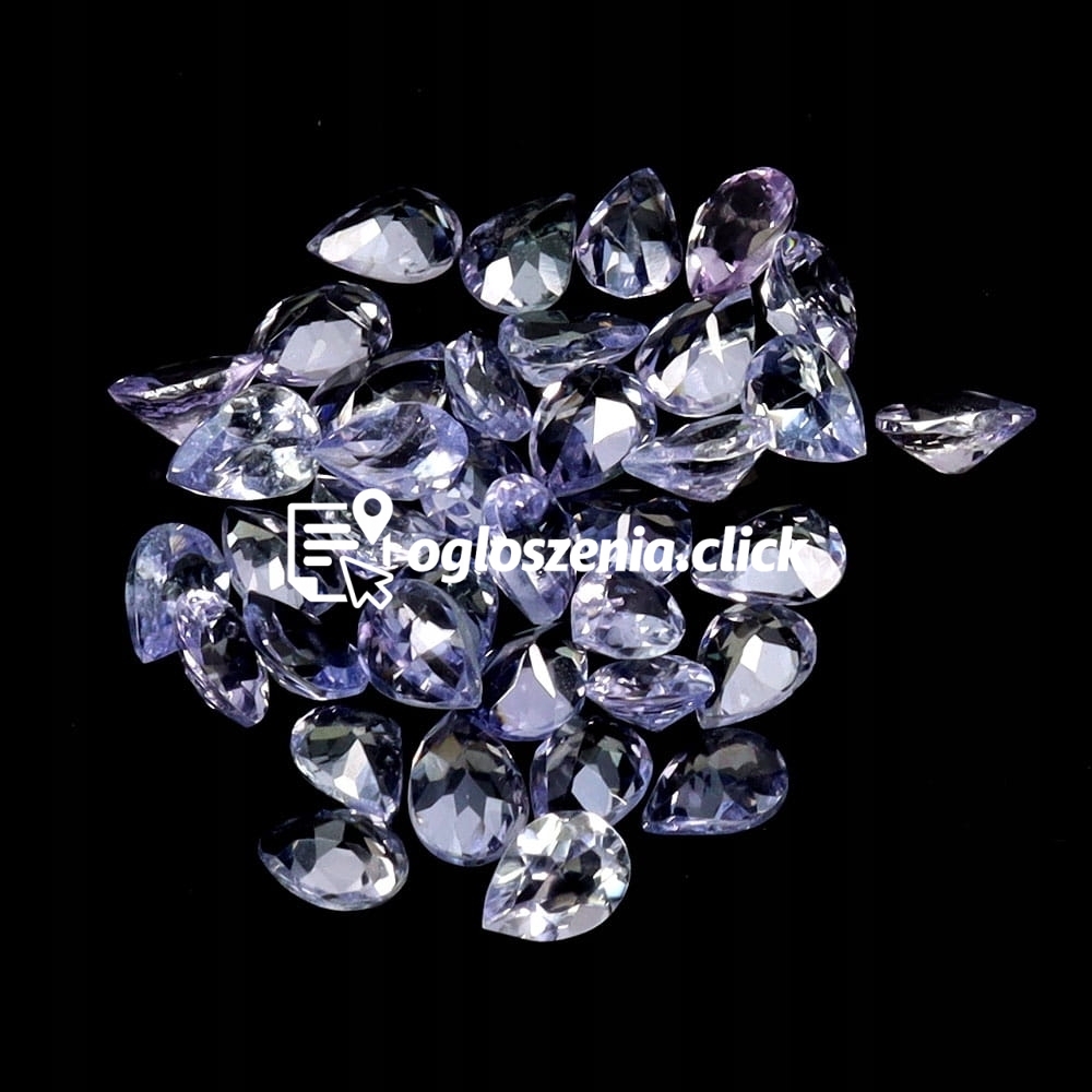 Zdjęcie produktu Tanzanity 38 sztuk kamienie naturalne VVS 5.17ct