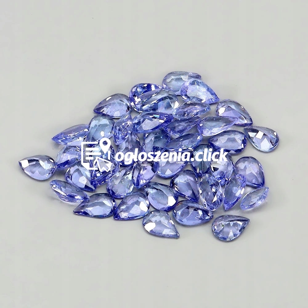 Zdjęcie produktu Tanzanity 40 sztuk kamienie naturalne VVS 4.05ct