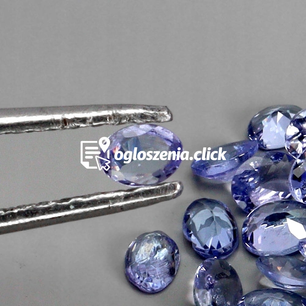 Zdjęcie produktu Tanzanity kamienie naturalne IF VVS 4.55ct 35 sztuk